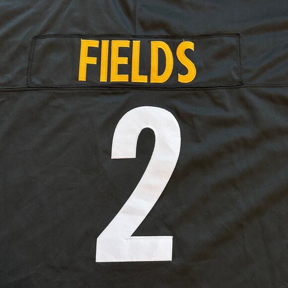 Pittsburg Steelers Justin Fields #2 Football Jersey Mens Sz 3XL Black Unbranded - Picture 3 of 8